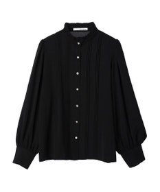 Green Parks ・ＥＬＥＮＣＡＲＥ　ＤＵＥ　イロイロ釦ピンタックブラウス