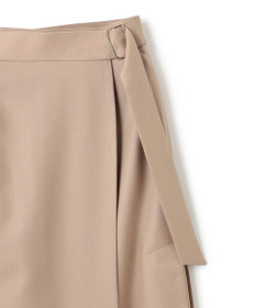 BEIGE， TERNES / ウールナローラップスカート