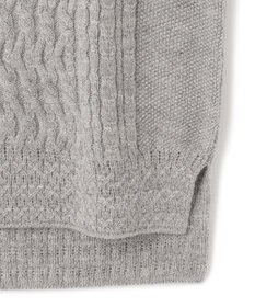 23区 【23区 lab.】アランパターン  ニットベスト