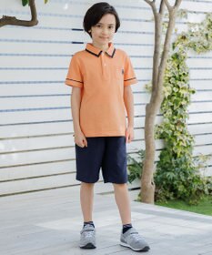 J.PRESS KIDS 【100-130cm】 T/Cライト鹿の子ポロシャツ