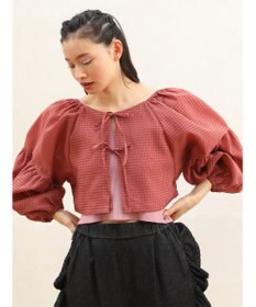 Green Parks ■ＥＳＣＡＲ　２ｗａｙ　シアーギンガムプルオーバー