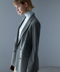 ICB ウール2WAYストレッチ ダブルブレストジャケット