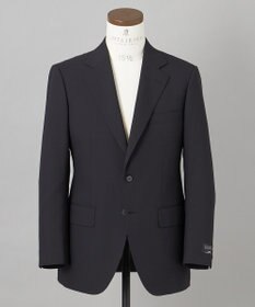 GOTAIRIKU オールシーズン対応【御幸毛織】WOOL×SOLOTEX ストレッチスーツ（ブラックストライプ）