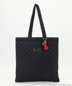LA BAGAGERIE 【LA BAGAGERIE×HELLO KITTY】リボンチャーム付き　キルティングトート