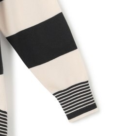 23区 L 【洗える】ウールコットンストレッチ オーバーサイズ ニット