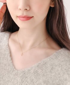 Phoebe 【K10】リーフィーダイヤモンドネックレス/全長:40cm