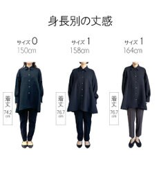 #Newans 【洗濯機可能】Aラインパネルチュニックシャツ