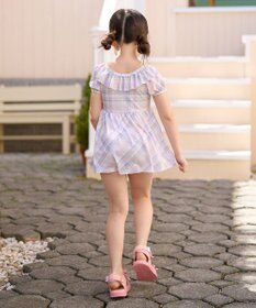 ANY KIDS チェック柄 セパレート 水着