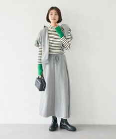 CRAFT STANDARD BOUTIQUE 洗える/とてもち配色モックネックリブニットプルオーバー/24AW