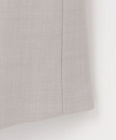 自由区 【セットアップ対応・洗える】ウールブレンドセットアップノーカラー ジャケット