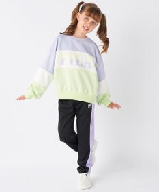 OP／FILA 【FILA】パステルカラークルーネックスウェット/キッズ