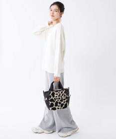 LeSportsac SHERPA SMALL OPEN TOTE/カウシェルパ