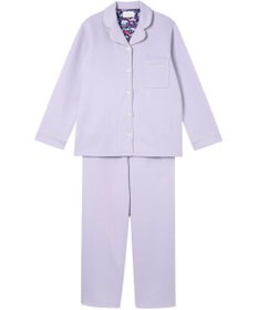une nana cool 【綿混】ハイゲージダブルエアー 長袖開襟パジャマ MADE WITH LIBERTY FABRIC