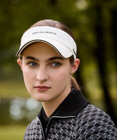 ZERO HALLIBURTON 【快適フィット】メタリックロゴサンバイザー 85064