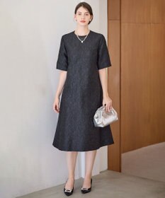 23区 【APPLAUDIR】フラワージャカード ドレス