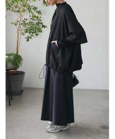 Green Parks AnriettMusee フロントジップジャガードブルゾン