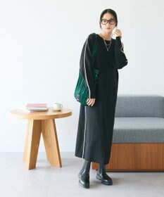 CRAFT STANDARD BOUTIQUE とてもちライン入りニットワンピース