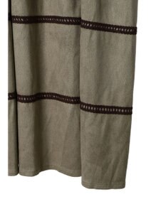 Green Parks ■ＥＳＣＡＲ　スエード調ギャザーキリカエワンピース