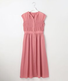 ANY SIS フロントボタンシャーリング ワンピース