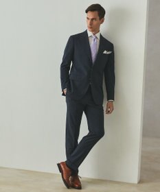 GOTAIRIKU 【形態安定】PREMIUMPLEATS_セミワイドカラー _織柄_通年ドレスシャツ(26年モデル)