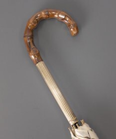 AURORA ジルスチュアート　ボタニカル箔文字プリント長傘