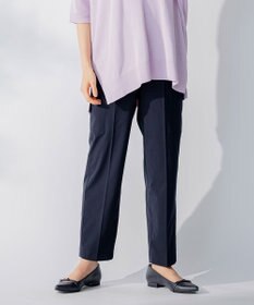 自由区 【洗える】撥水シルキーポプリン カーゴパンツ