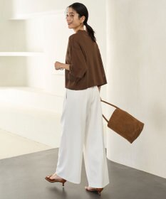 UNFILO 【11サイズ展開】 BEAUTY MOVE タックワイドパンツ