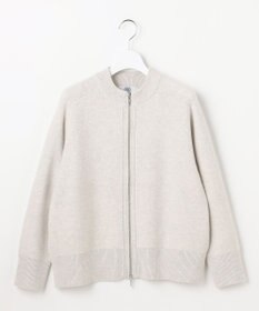 J.PRESS LADIES L CAT ジップアップ ブルゾン ニット