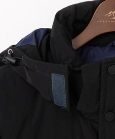 JOSEPH ABBOUD MOUNTAIN 【ダウン/ECO撥水/フード取り外し可】ポリエステルナイロンピーチキルトダウンブルゾン