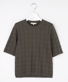 自由区 ジオメトリックアセテート プルオーバー