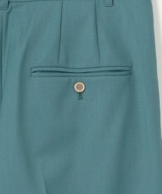 自由区 S 【洗える】TWラチネストレッチワイドクロップド パンツ