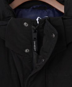 JOSEPH ABBOUD MOUNTAIN 【ダウン/ECO撥水/フード取り外し可】ポリエステルナイロンピーチキルトダウンブルゾン