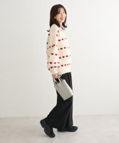 Green Parks ・ｓｗｉｎｇ　ｂｙ　ハートジャカードクルーニット