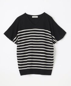 ANY 【洗濯機可/UVケア/アンチピリング】アクリルガーター バタフライスリーブニット