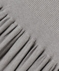 #Newans 【カシミヤ混】フィット＆フレアニットワンピース