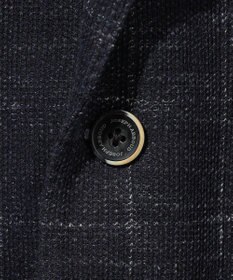 JOSEPH ABBOUD 【イタリア素材/軽量/ストレッチ】サマーツィードジャージーチェック プリント ジャケット