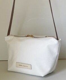 Hekhèr Le Style de Vie 新型追加【日本製 / 汚れにくい】PUコートコットンキャンバス×牛革付属 ショルダーバッグ