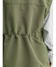 Green Parks ・ＥＬＥＮＣＡＲＥ　ＤＵＥスタンドカラーミリタリーベスト