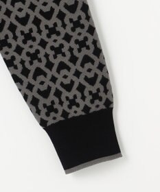 23区GOLF 【MEN】モノグラムジャガードニット