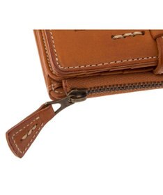 genten カットワーク 二つ折り財布