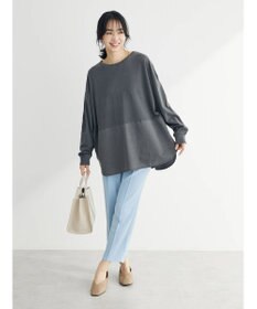 Green Parks ピグメントドッキングスリットデザインチュニック