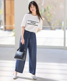 ANY 【手洗い可能/ウエストゴム】ウォッシャブルデニムパンツ