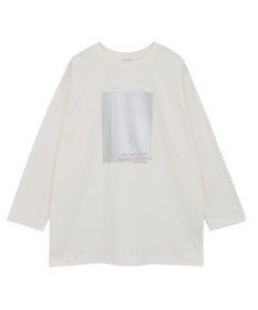 AMERICAN HOLIC ボックス箔プリントロングTシャツ