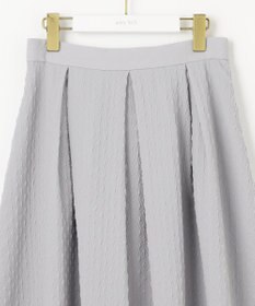 ANY SIS 【好印象企画】襟配色ニット×タックスカートセット