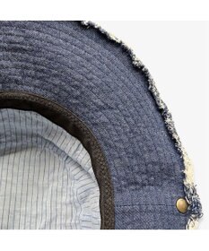 林八百吉商店 un chapeau  デニムフリンジハット