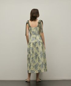 GRACE CONTINENTAL シアージャガードティアードワンピース