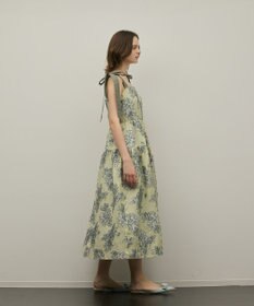 GRACE CONTINENTAL シアージャガードティアードワンピース