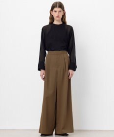 NAVE 【ReNAVE・洗える/UVカット】スパンポリエステル パンツ