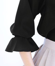 Tiaclasse 【洗える】フレアカラーブラウス