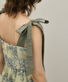 GRACE CONTINENTAL シアージャガードティアードワンピース